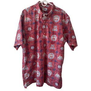 Reyn Spooner Vintage Men’s Shirt Arizona Wildcats 1/4 Button Pullover Size XXXL